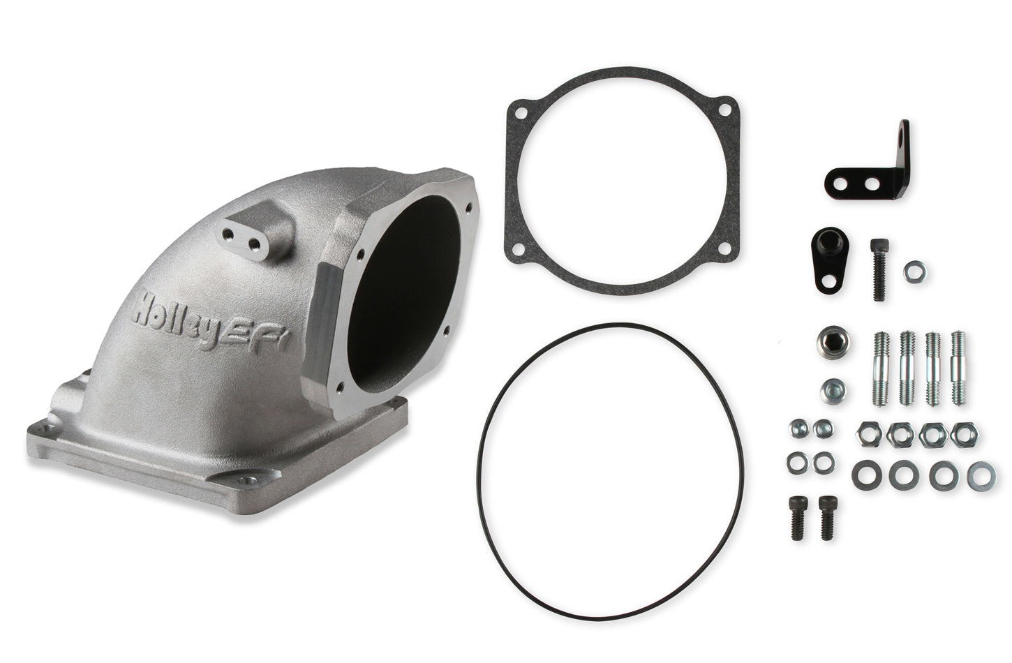 Intake Elbow 4500 GM LS TB Flange Air Intake Inlet Tubes, Elbows, and Components Holley EFI