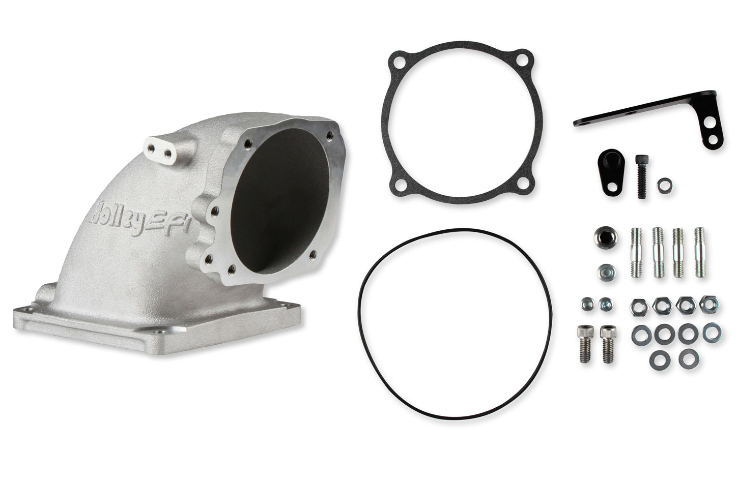 Intake Elbow Ford 5.0L W/4500 TB Flange Air Intake Inlet Tubes, Elbows, and Components Holley EFI