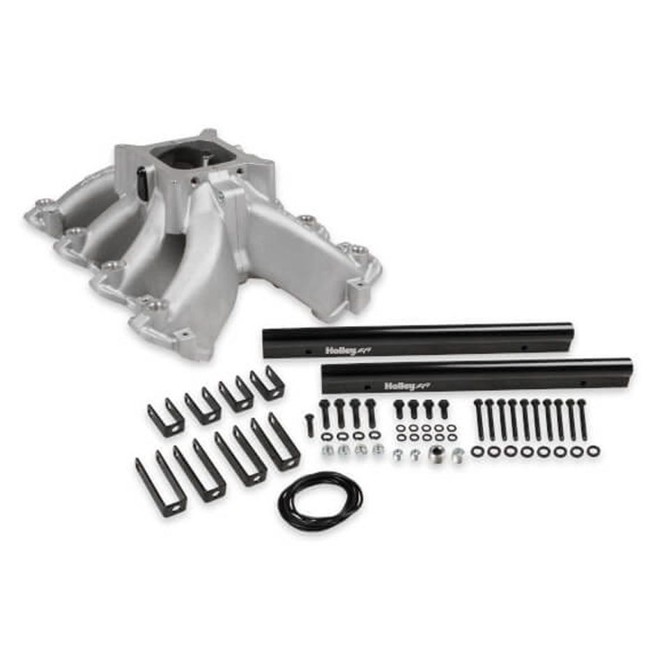 GM LS Intake Manifold Split Single Plane 4150 Intake Manifolds Holley