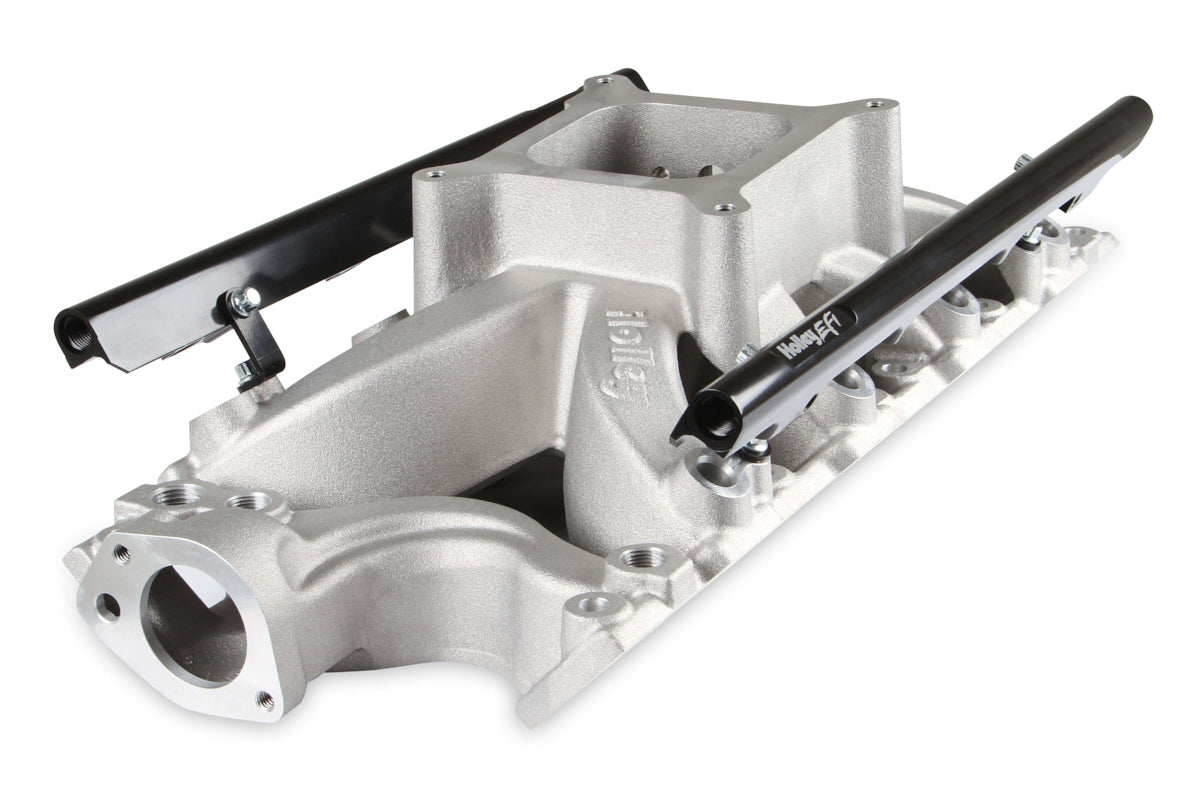 SBF EFI Intake Manifold 4150 w/Fuel Rails Intake Manifolds Holley EFI