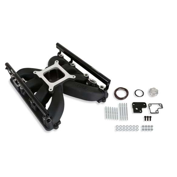 Gen-3 Hemi EFI Intake Manifold Kit Black Intake Manifolds Holley