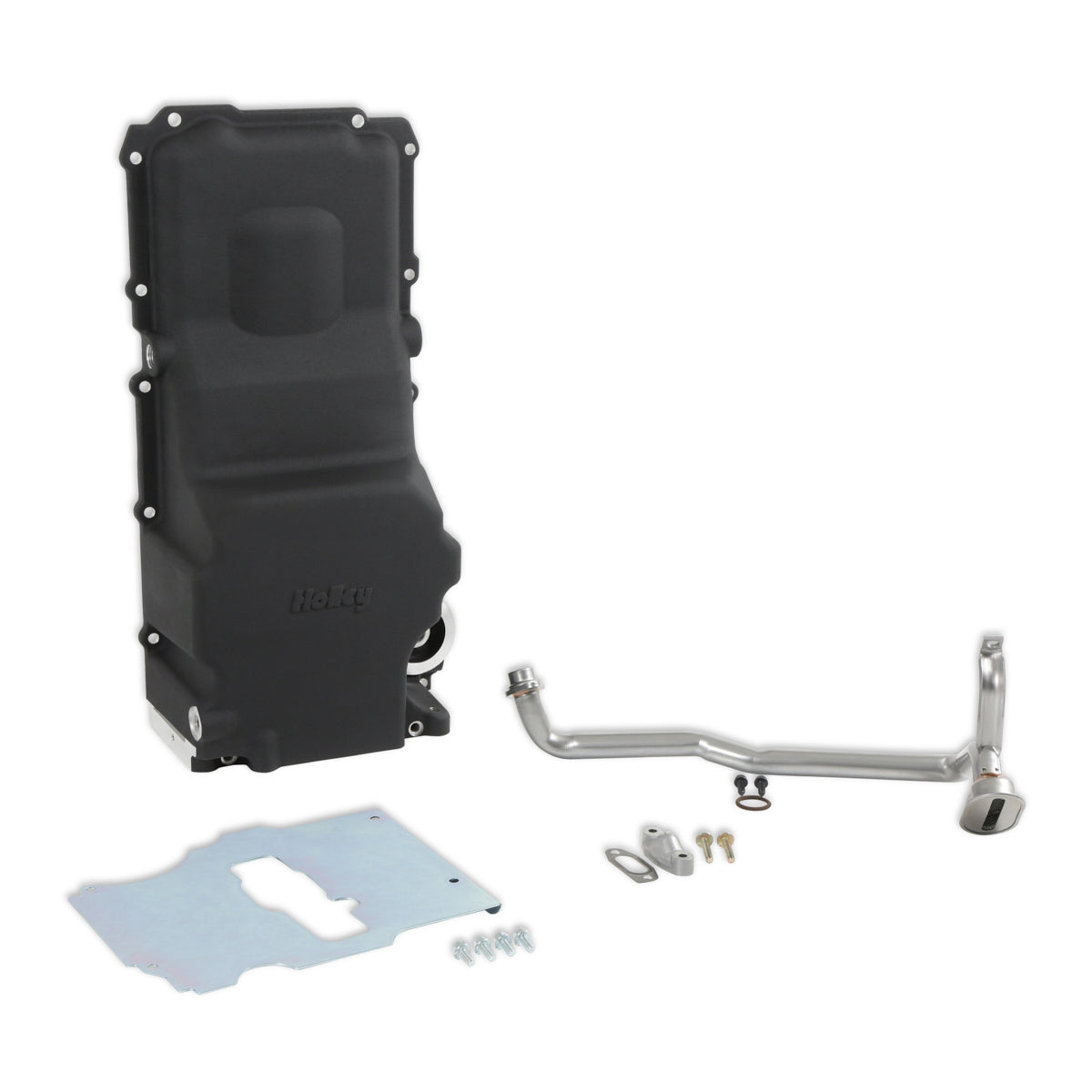 Retro Fit Oil Pan GM LS Engine Swap - Black Engine Oil Pans Holley