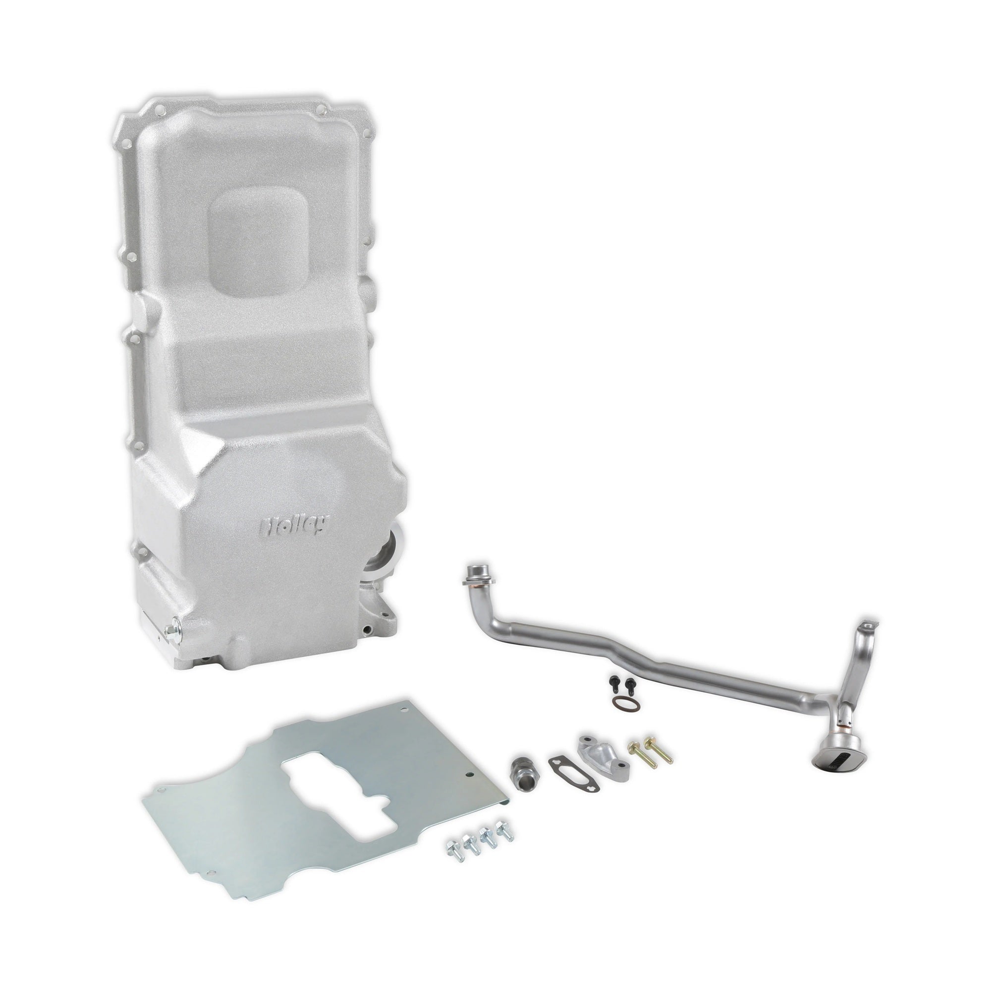 5.6qt Cast Alm Oil Pan Kit GM LS Engine Swap Engine Oil Pans Holley