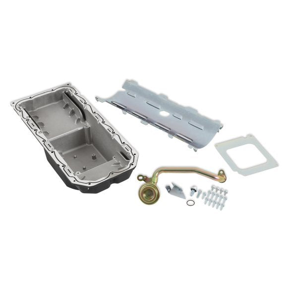 6qt Cast Alm Oil Pan Kit 6.2L Gen III Hemi Swap Engine Oil Pans Holley
