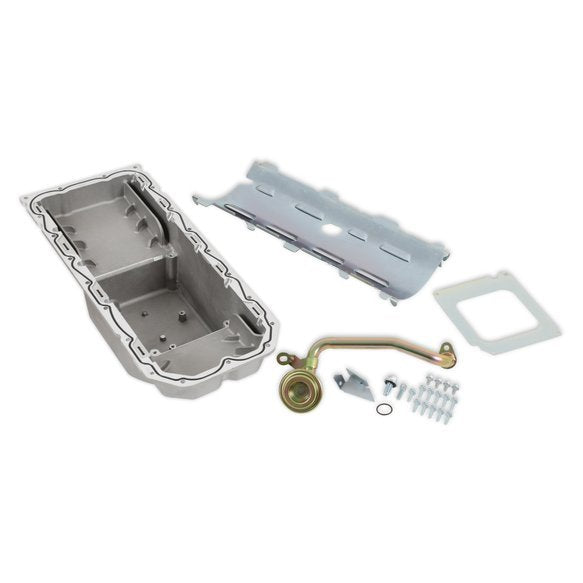 6qt Cast Alm Oil Pan Kit 6.2L Gen III Hemi Swap Engine Oil Pans Holley