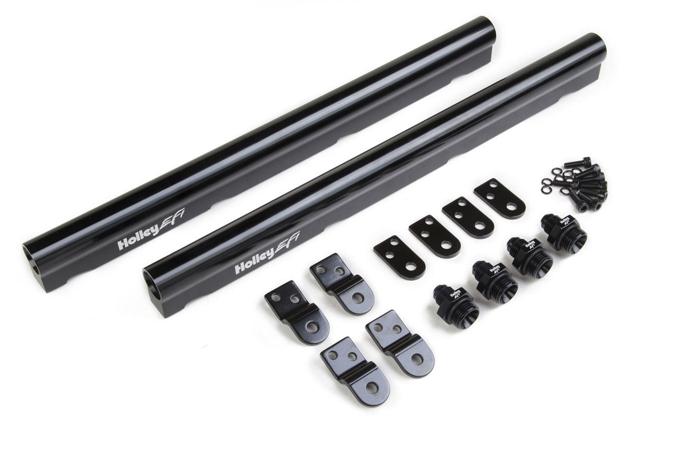 Billet Alm. Fuel Rails - GM LS Factory Intakes Fuel Rails and Components Holley EFI