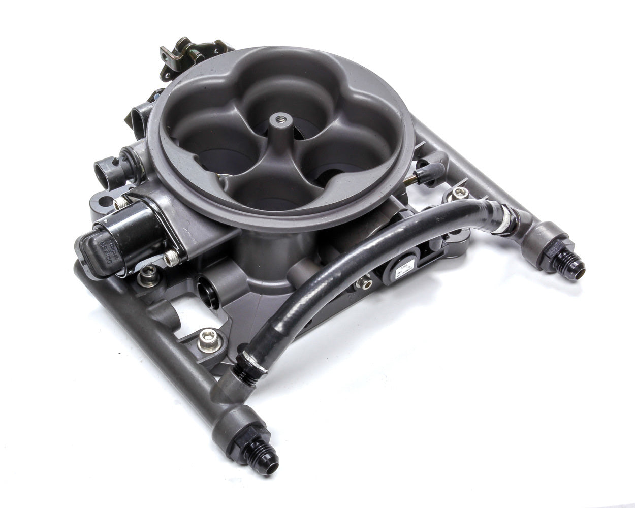 Terminator Throttle Body w/o Injectors HC Gray Throttle Bodies Holley