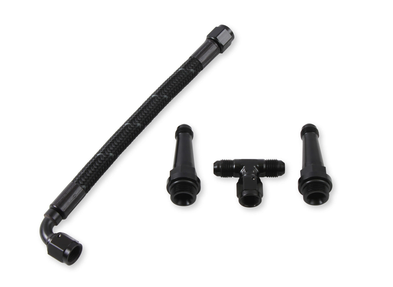EFI Stealth Crossover Braided Fuel Line Lit Fuel Supply Lines Holley