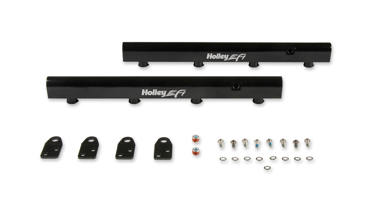 Billet Fuel Rails Ford 5.0L Coyote Fuel Rails and Components Holley EFI