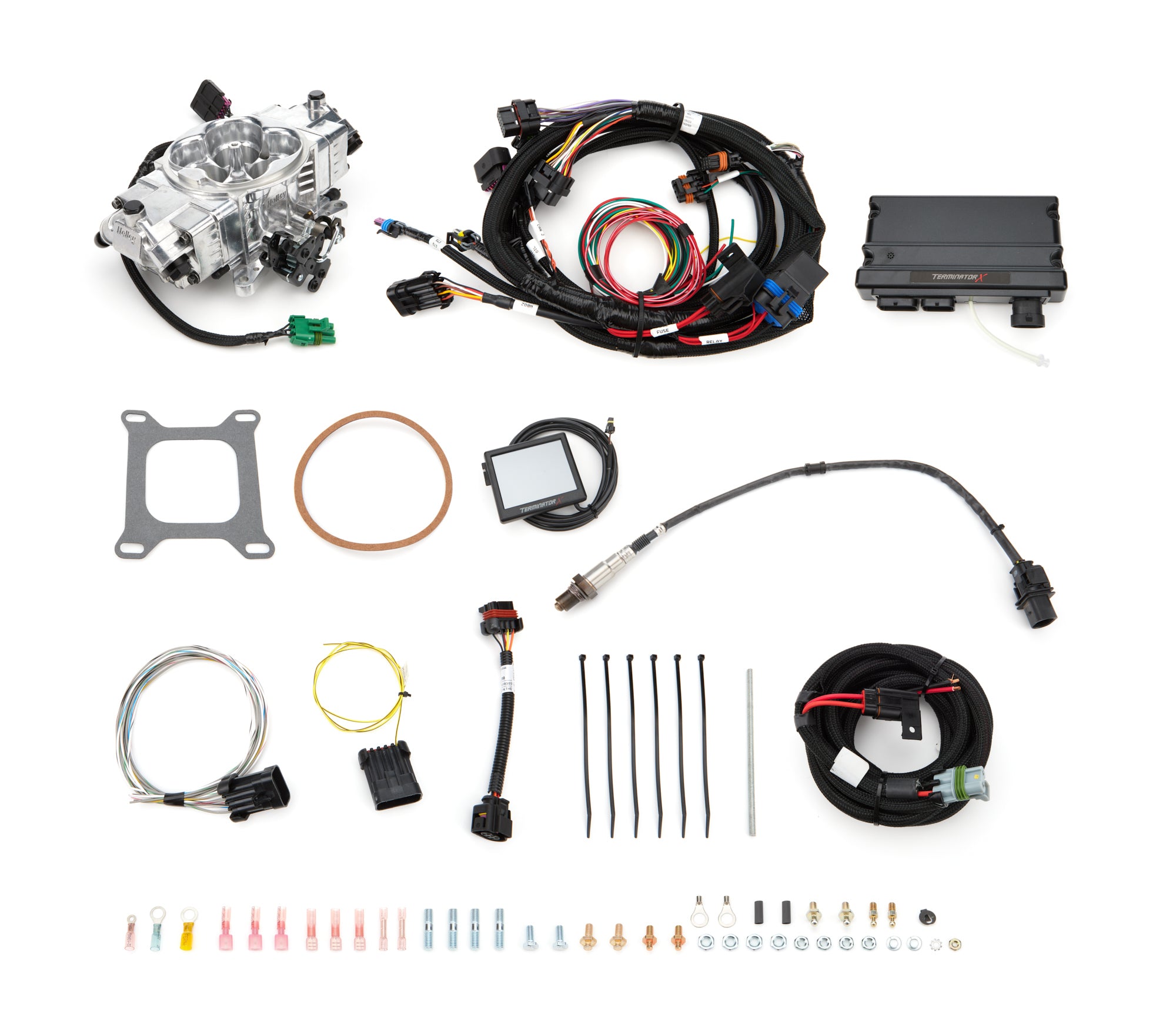 Terminator X Stealth Kit 4150 Shiny Finish Electronic Fuel Injection Systems Holley EFI
