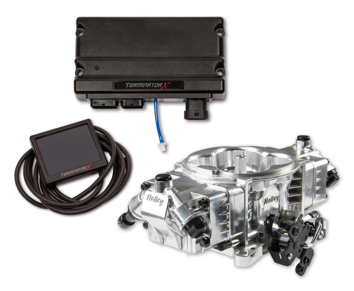 Terminator X Stealth EFI System - 4150 GM 58X LS Electronic Fuel Injection Systems Holley