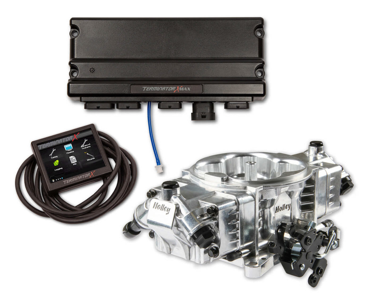 Terminator X Stealth EFI System - 4150 GM 58X LS Electronic Fuel Injection Systems Holley
