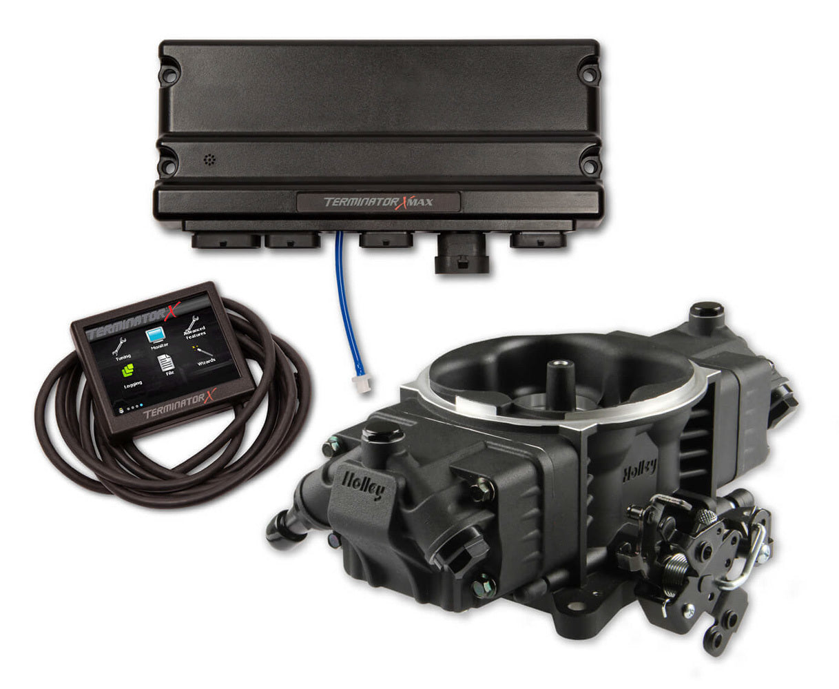 Terminator X Stealth EFI System - 4150 GM 58X LS Electronic Fuel Injection Systems Holley EFI