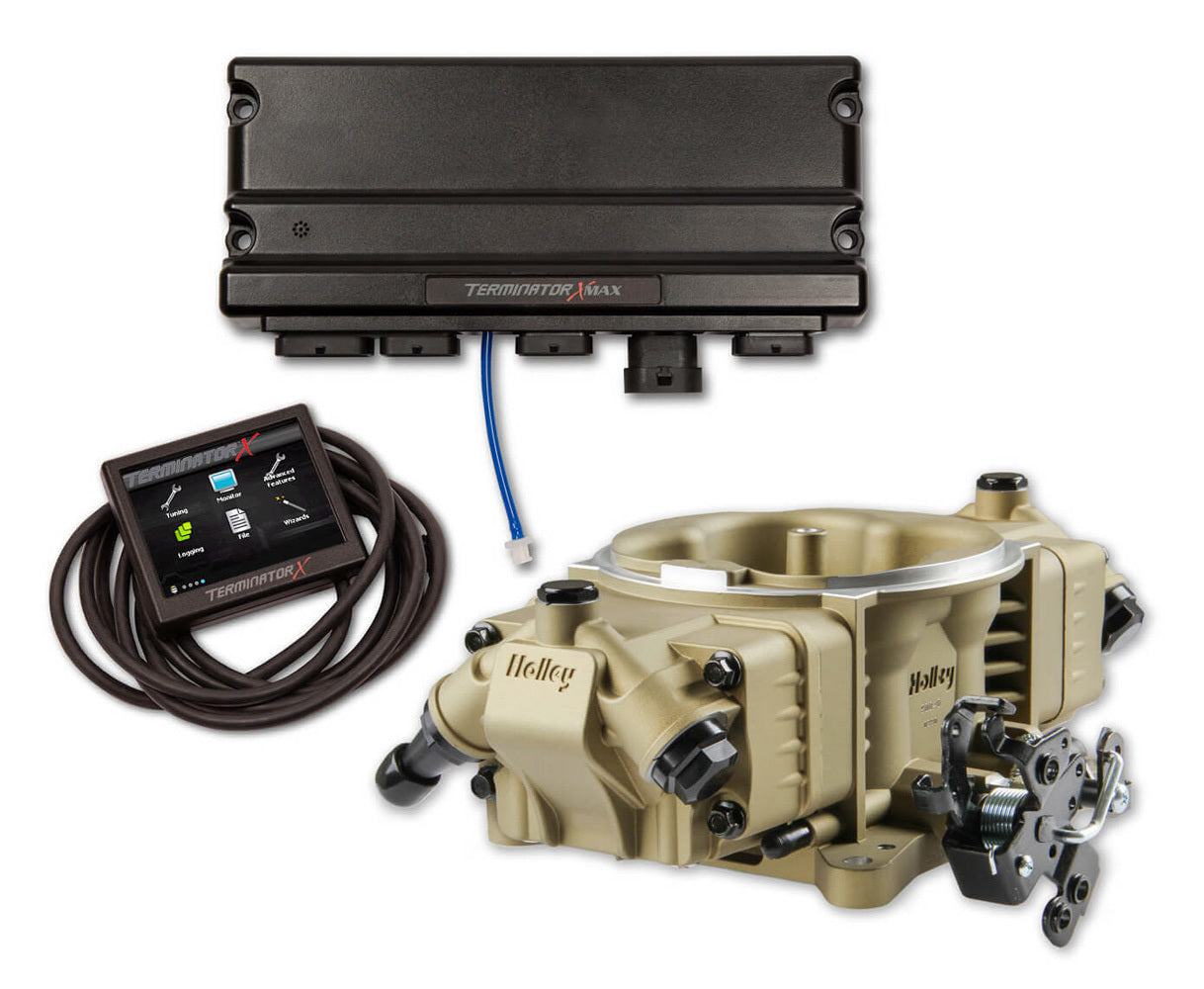 Terminator X Stealth EFI System - 4150 GM 58X LS Electronic Fuel Injection Systems Holley