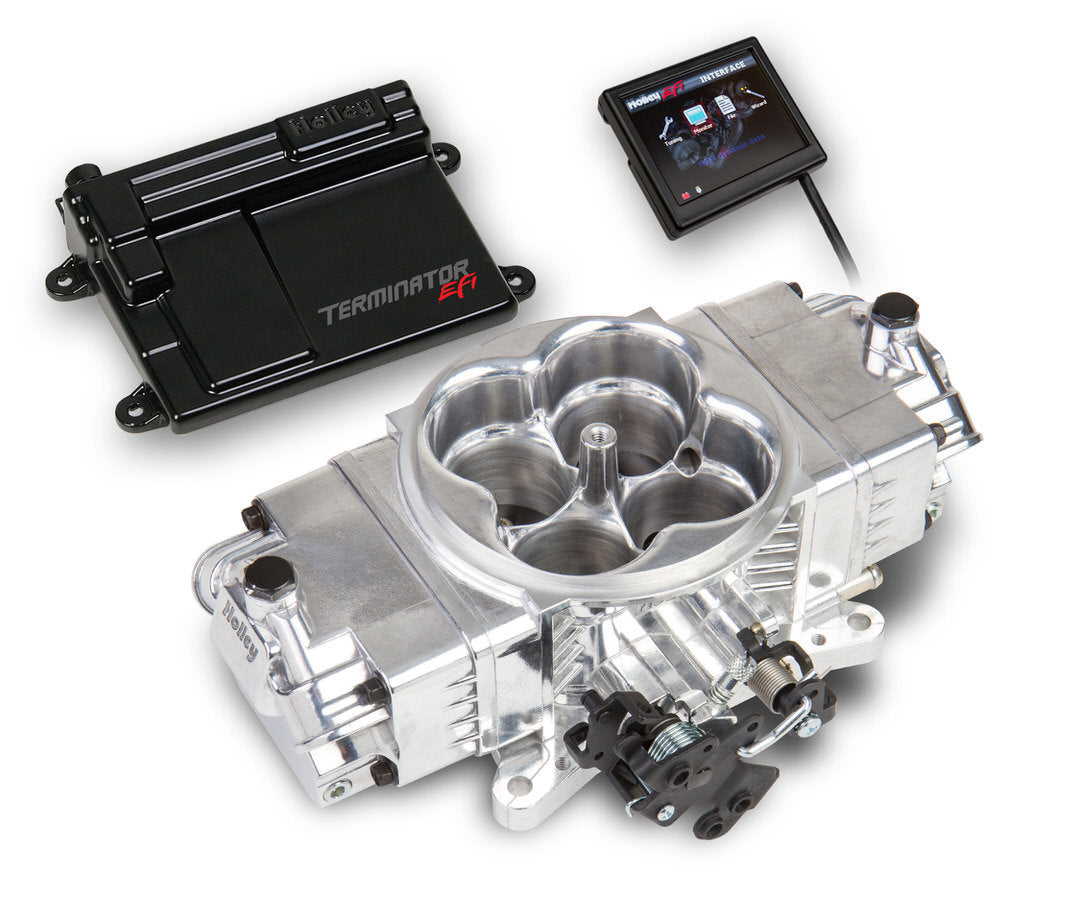 Terminator Stealth EFI Kit - Shiny Electronic Fuel Injection Systems Holley