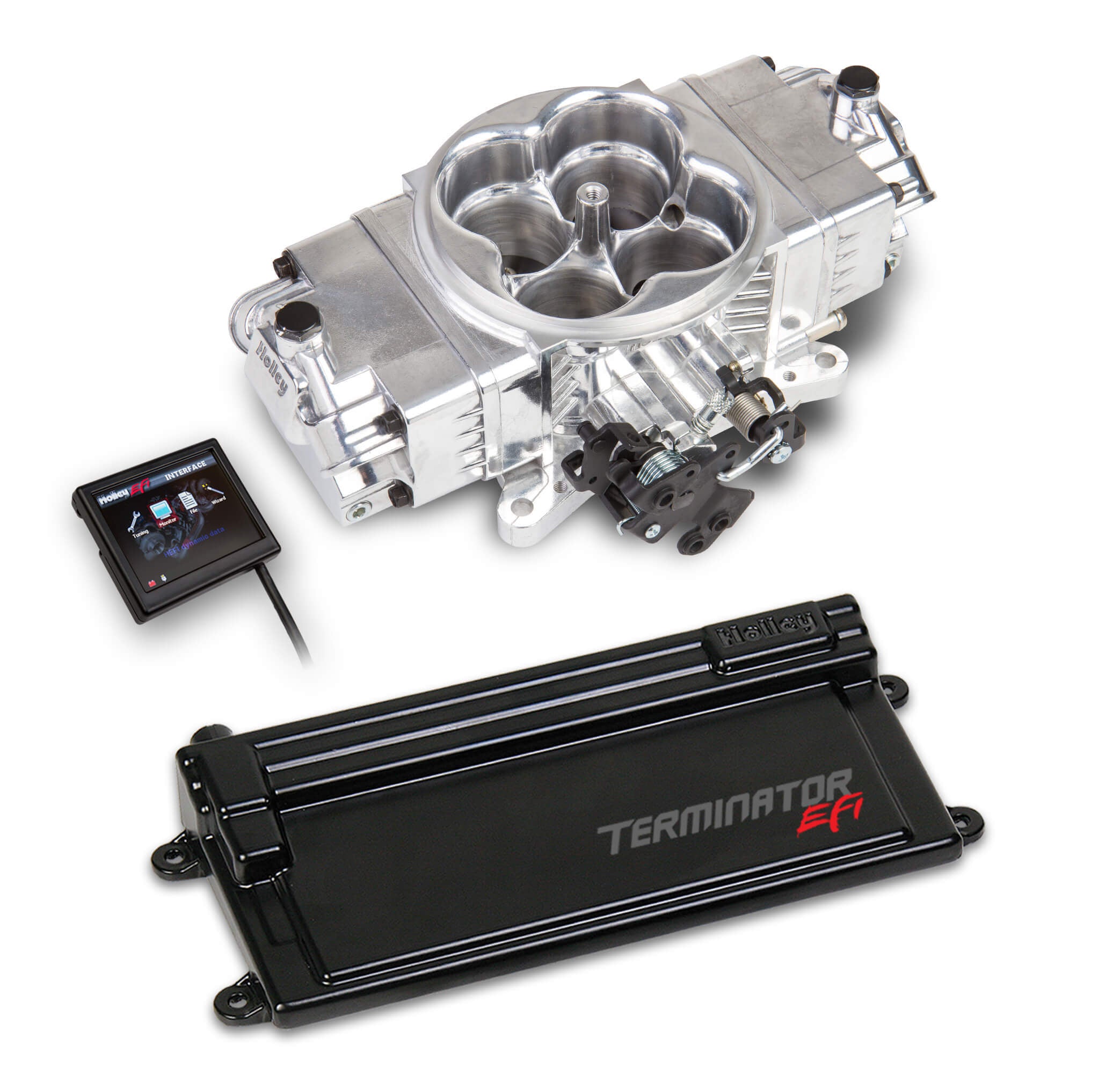 Terminator Stealth EFI Kit w/GM Trans Control Electronic Fuel Injection Systems Holley EFI