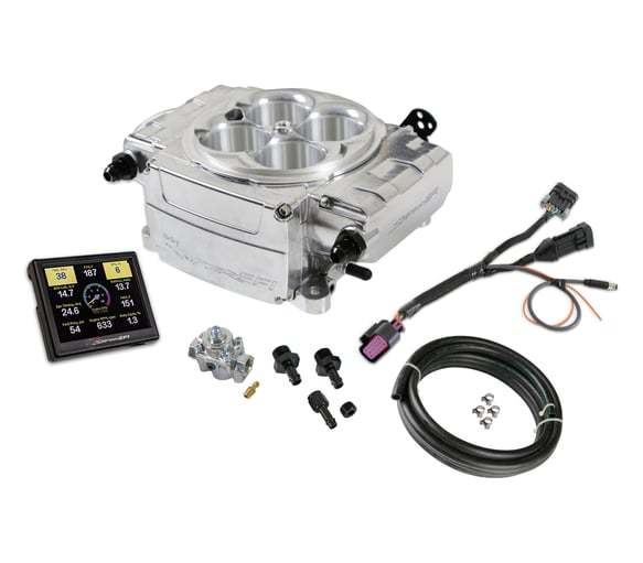 Sniper-2 Upgrade Kit Polished w/Regulator Electronic Fuel Injection Systems Holley