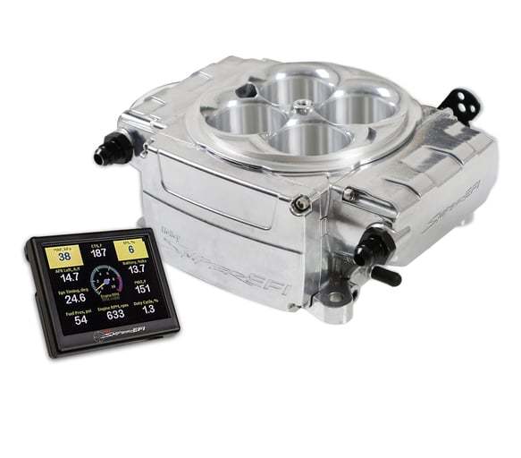 Sniper 2 EFI Kit Polished Electronic Fuel Injection Systems Holley