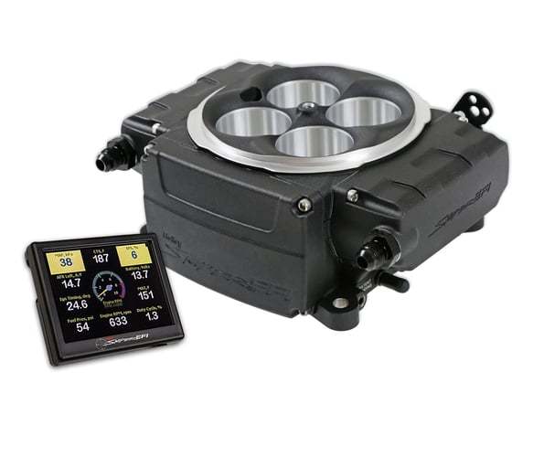 Sniper 2 EFI Kit Black Electronic Fuel Injection Systems Holley