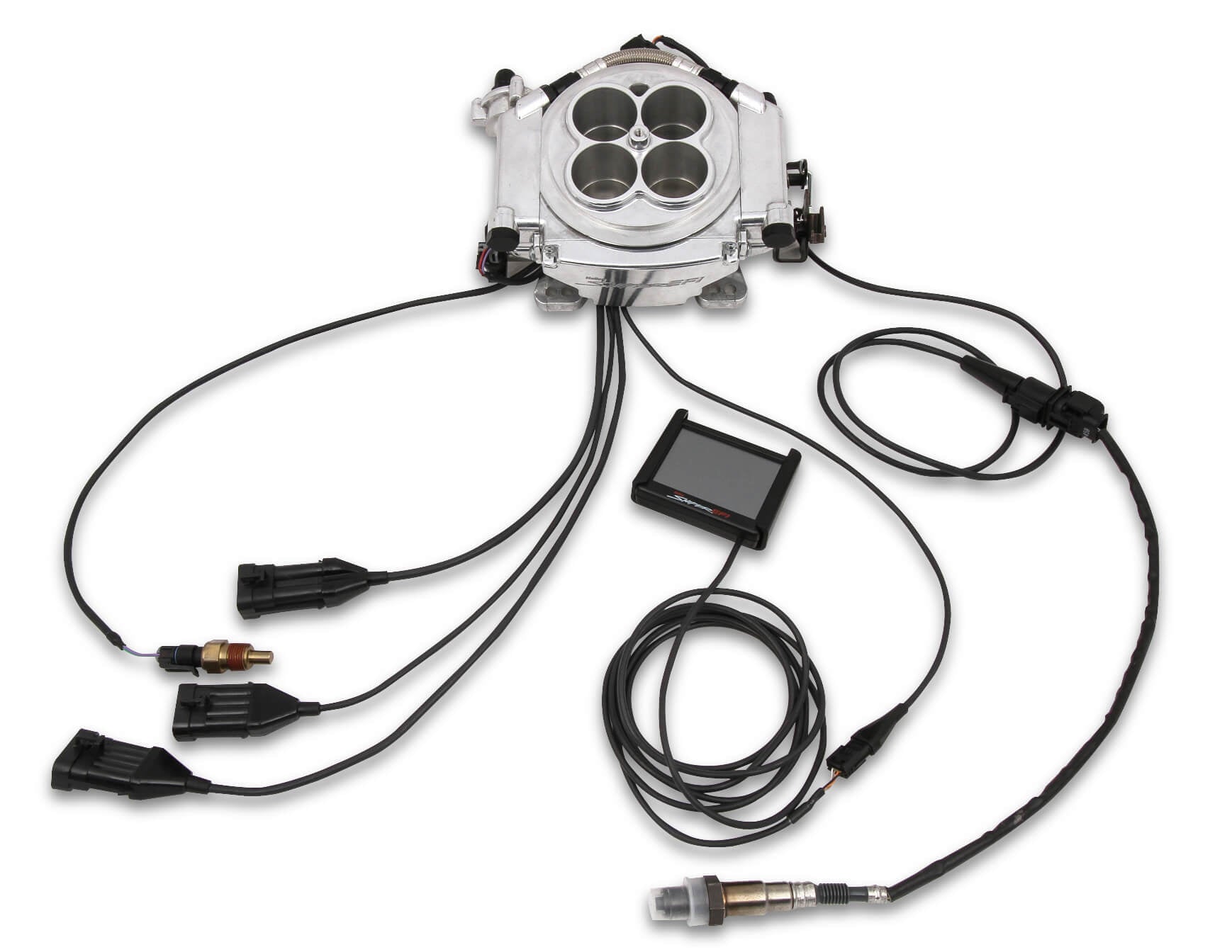 Super Sniper 4150 EFI Kit w/4 Injectors Electronic Fuel Injection Systems Holley