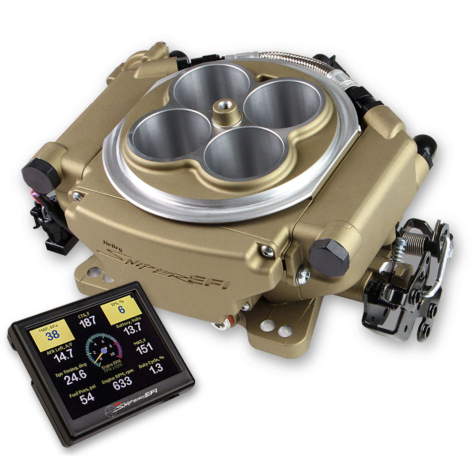 Super Sniper 4150 EFI Kit w/4 Injectors Electronic Fuel Injection Systems Holley