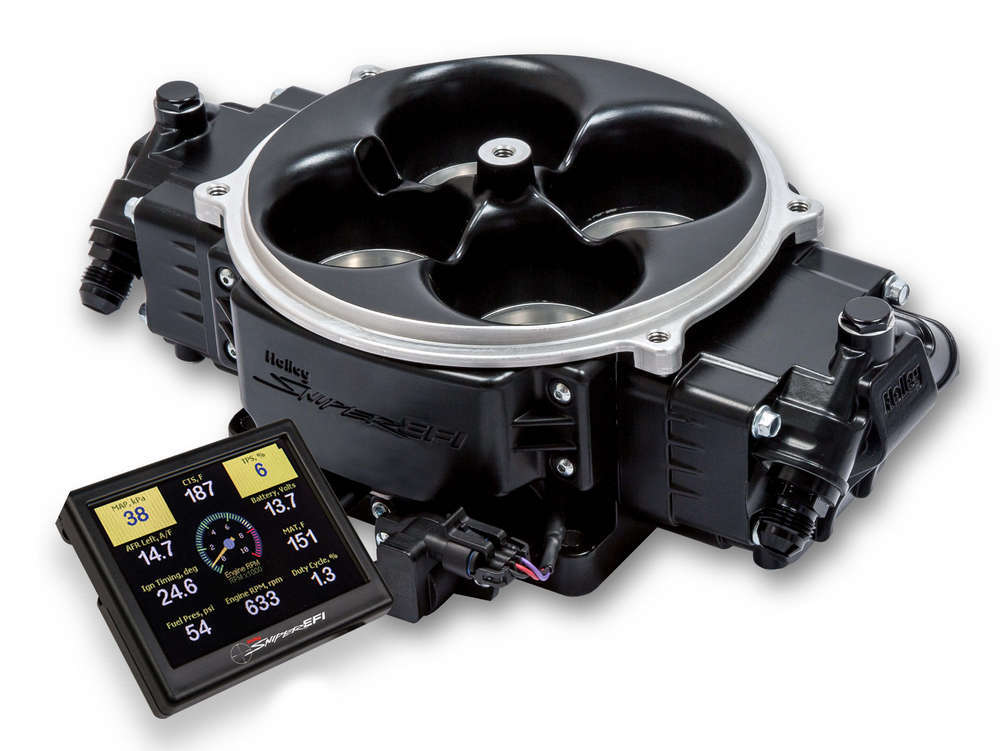 Sniper 4500 EFI Stealth System Black Finish Electronic Fuel Injection Systems Holley