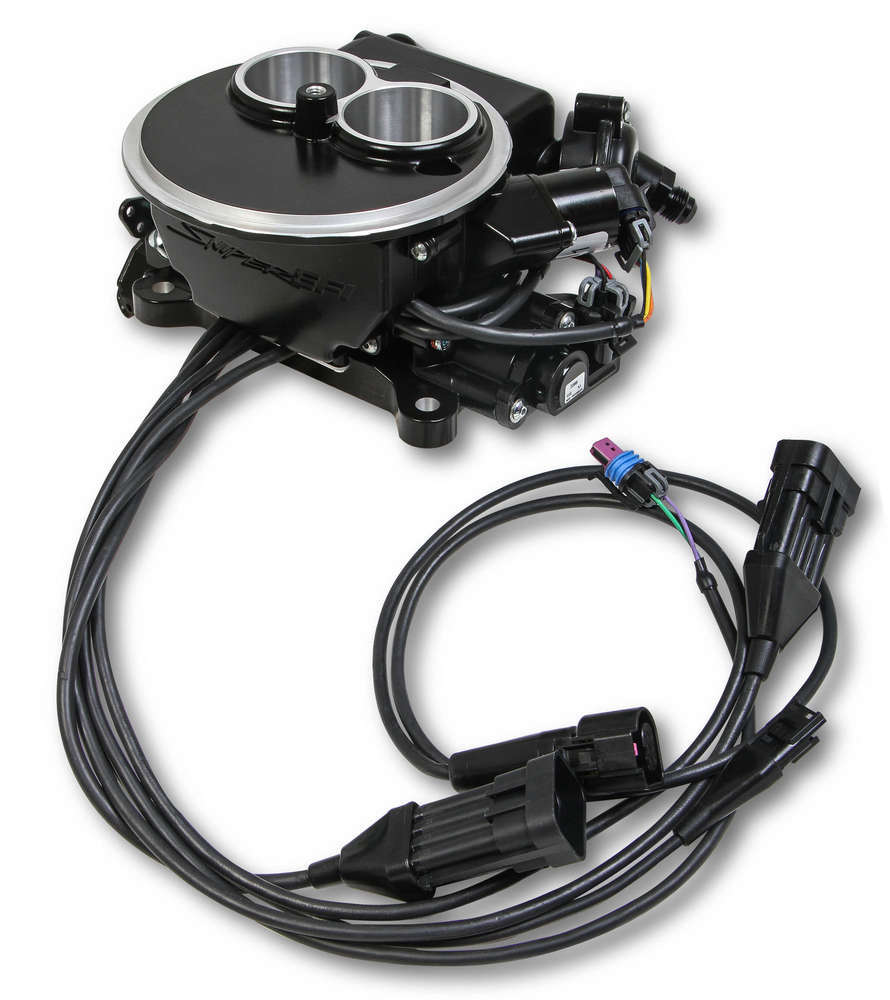 Sniper 2300 EFI Kit Black Finish Electronic Fuel Injection Systems Holley