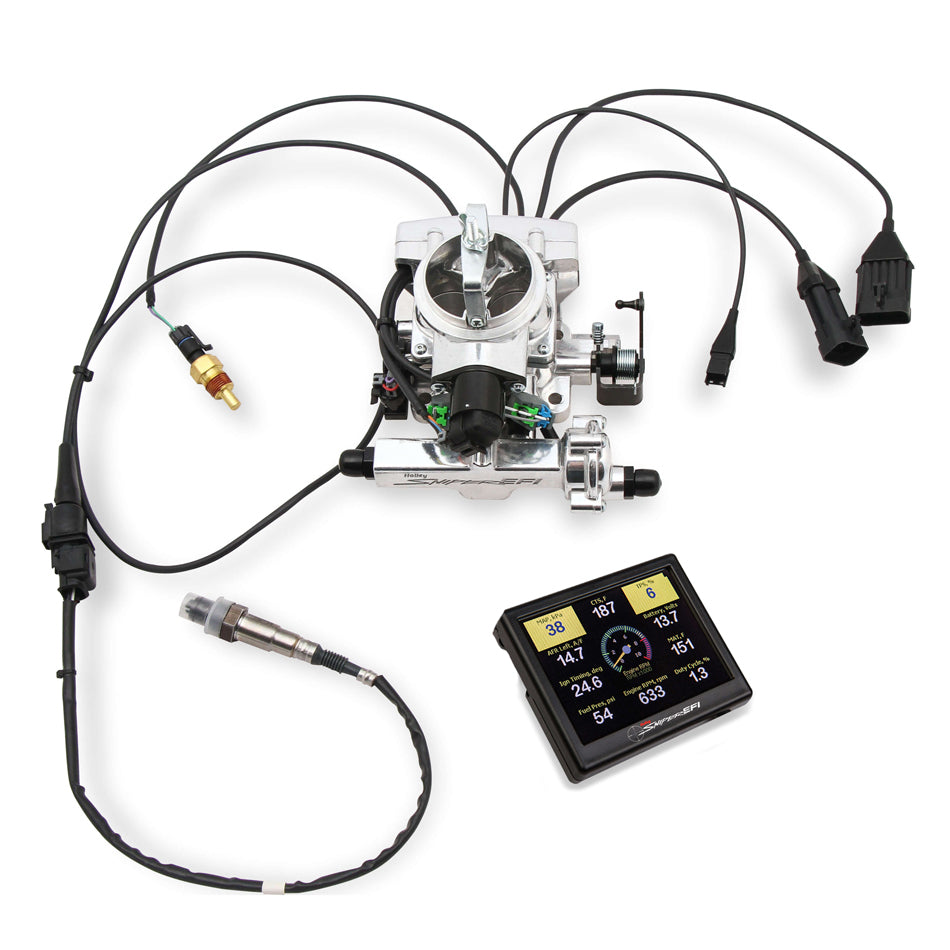 Sniper EFI BBD Jeep CJ Kit Shiny Finish Electronic Fuel Injection Systems Holley EFI