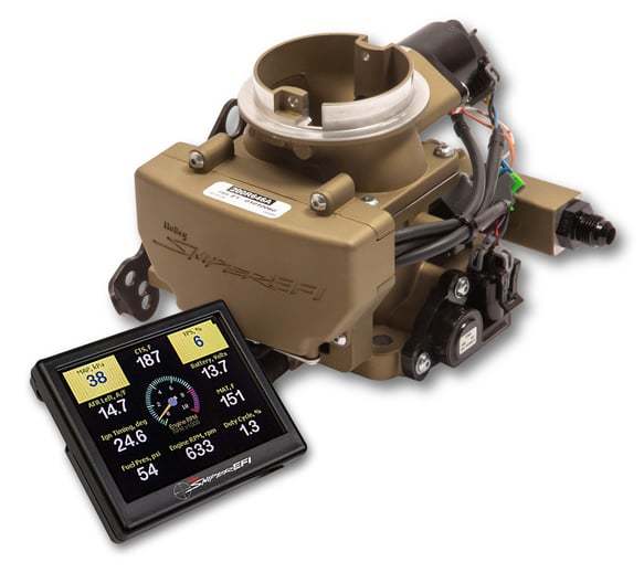 Sniper EFI 2GC Small Bore Classic Gold Electronic Fuel Injection Systems Holley