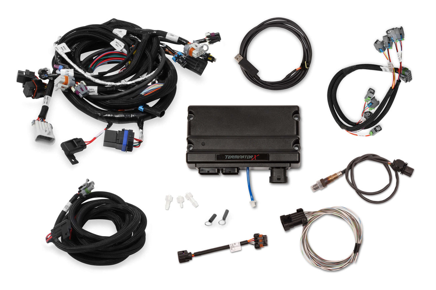 Terminator X MPFI Kit GM LS1 w/EV6 Inj Harness Computers and Components Holley