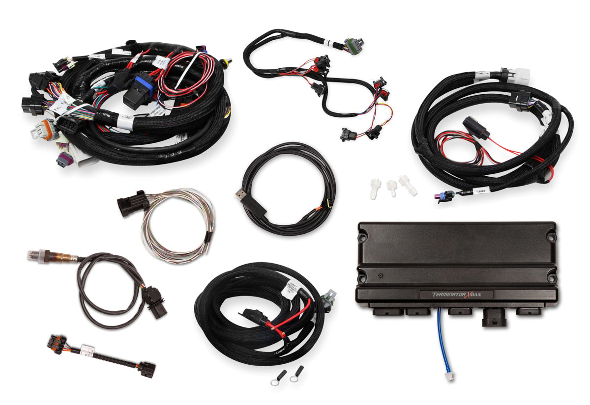 EFI Terminator X Max GM LS1/LS6 w/Trans Control Computers and Components Holley EFI