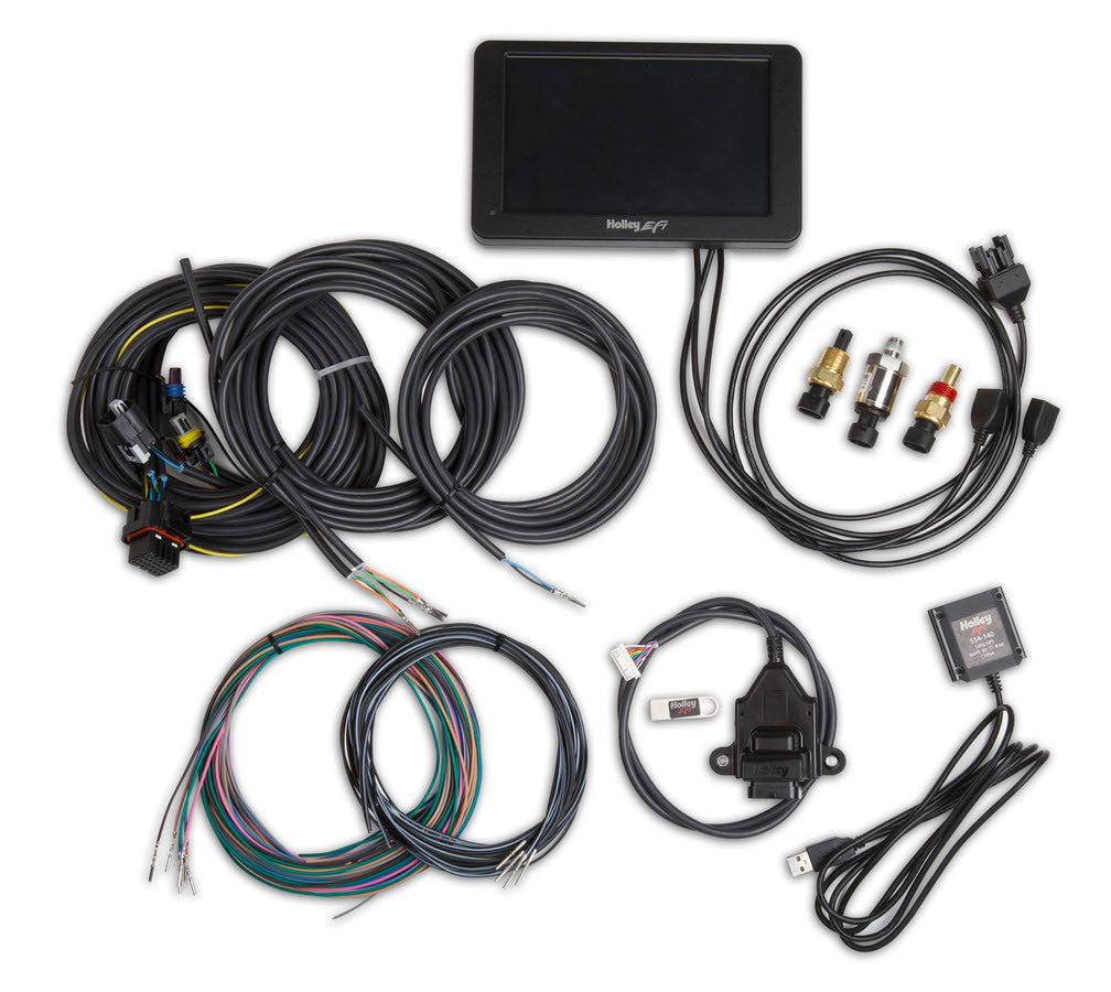 Holley Digital Dash - Stand Alone Design. Video Monitor Holley EFI