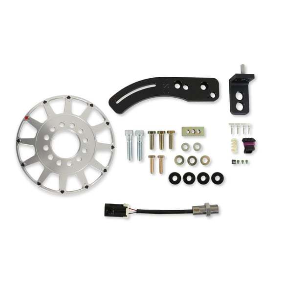 8IN 12-1X Crank Trigger Kit BBC Hall Effect Crank Trigger Kits Holley EFI