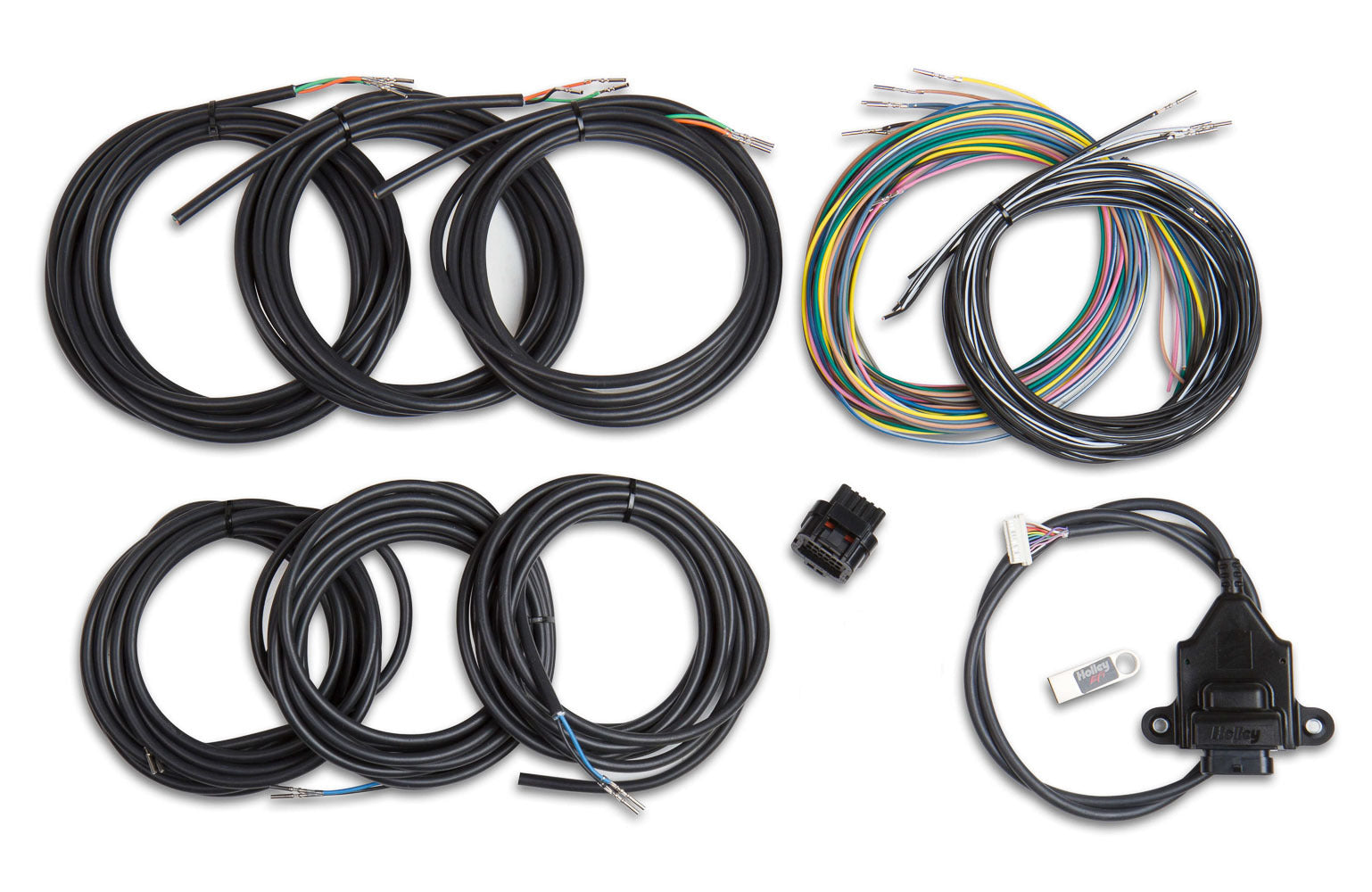 Wiring Harness - EFI Digital Dash I/O Adapter Gauge Wiring Harnesses Holley