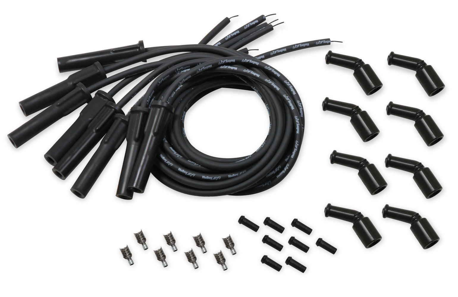 Spark Plug Wire Set GM LS use w/OE Coils Spark Plug Wires Holley EFI