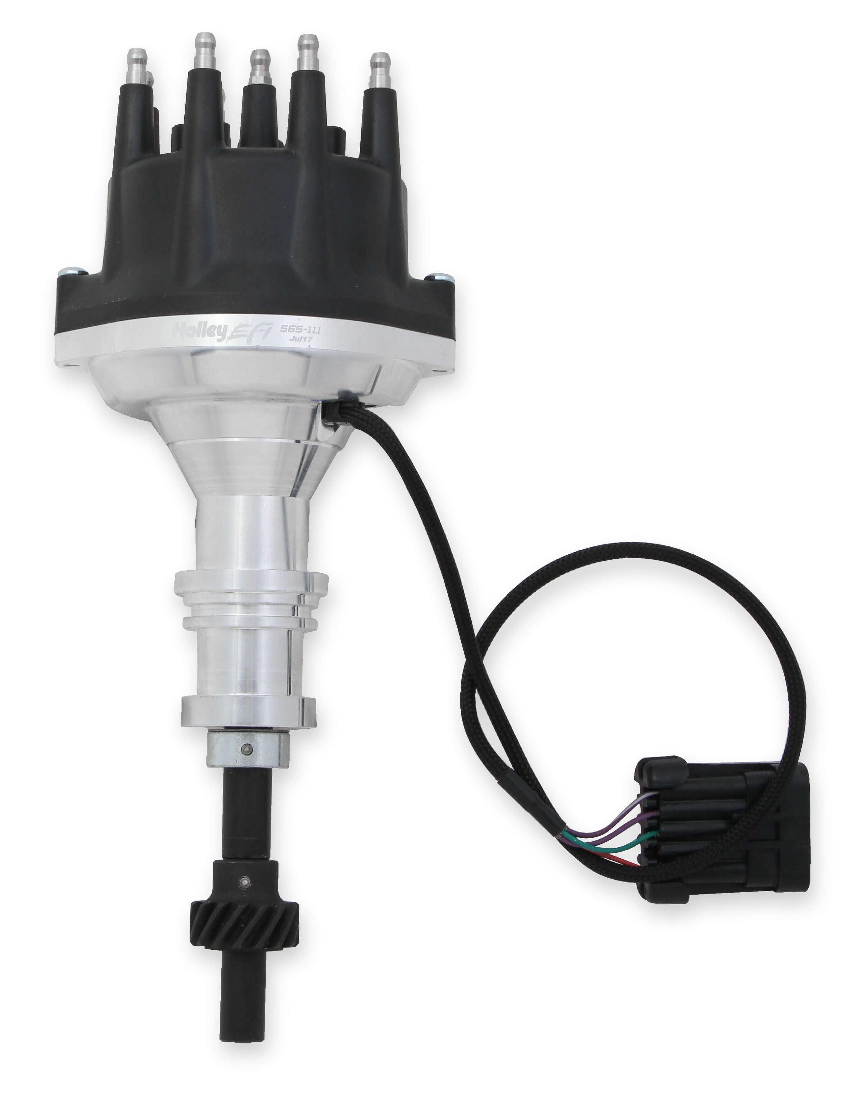 Dual Sync Distributor SBF 351W Low Profile Distributors Holley EFI