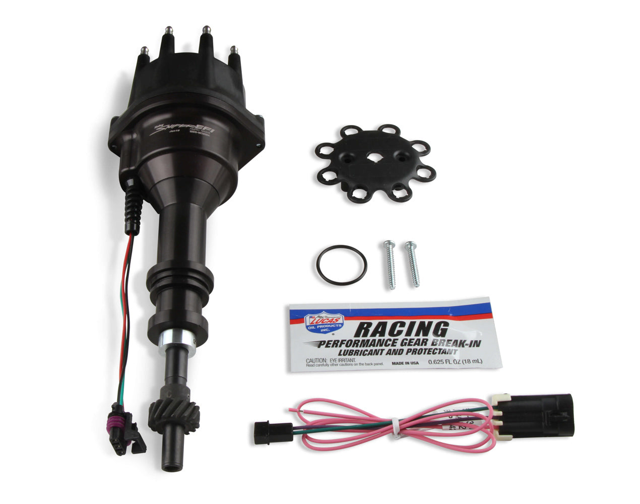 EFI Distributor SBF 351W Black Finish Distributors Holley