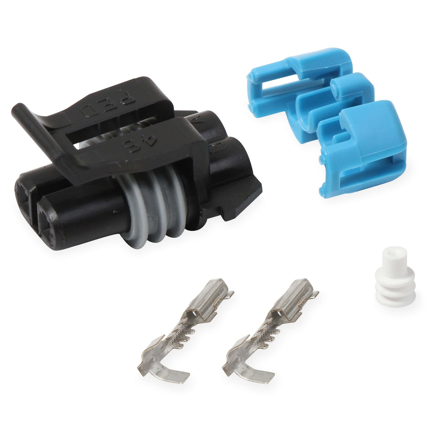 Connector Kit GM (CTS) Coolant Temp Sensor Wiring Connectors and Terminals Holley EFI