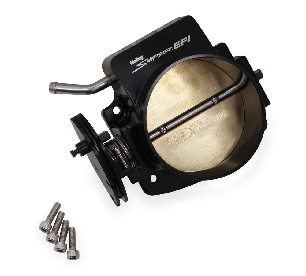 92mm Sniper EFI Throttle Body Black Finish Throttle Bodies Holley