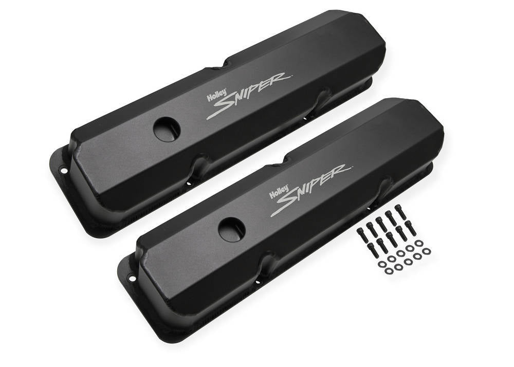 Sniper Fabricated Valve Covers BBF FE Tall Valve Covers Holley