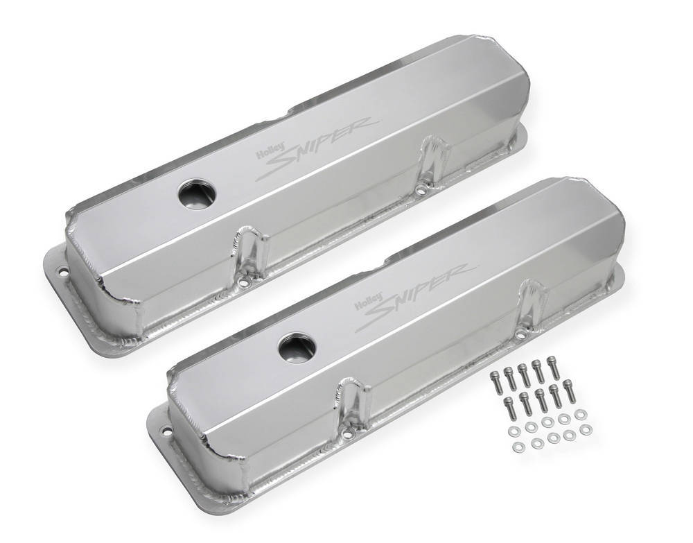 Sniper Fabricated Valve Covers BBF FE Tall Valve Covers Holley