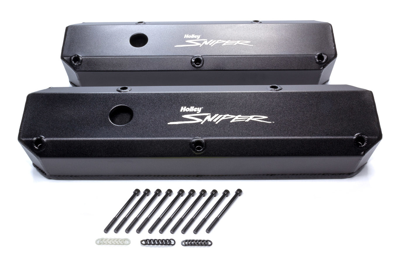 Sniper Fabricated Valve Covers SBM Tall 64-91 Valve Covers Holley