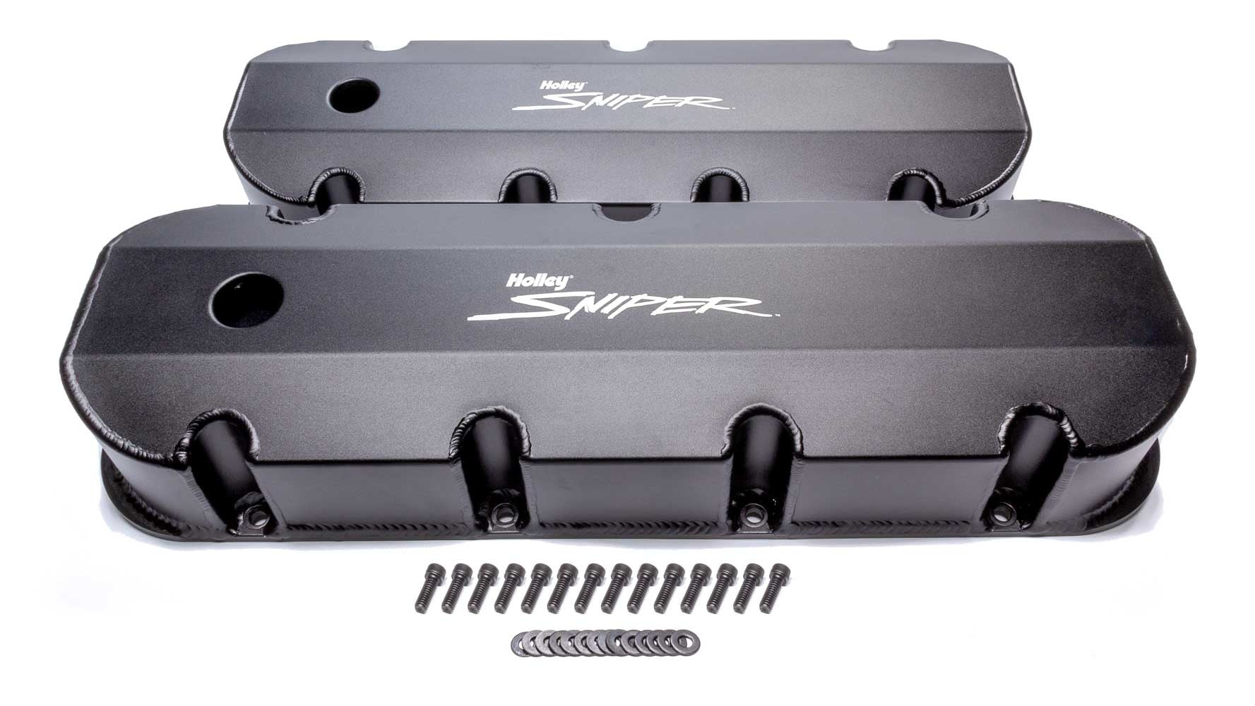 Sniper Fabricated Valve Covers BBC Tall Valve Covers Holley