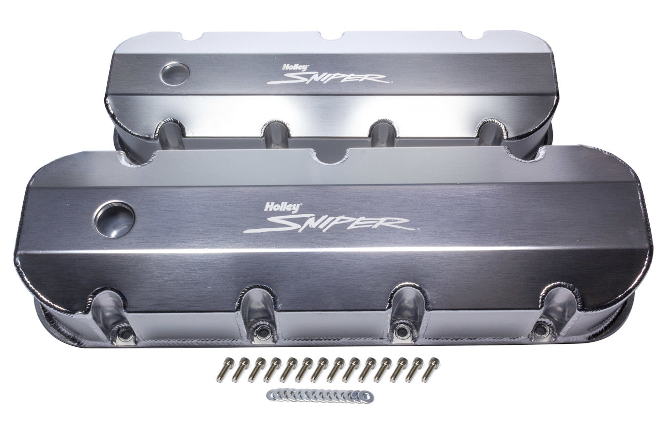 Sniper Fabricated Valve Covers BBC Tall Valve Covers Holley