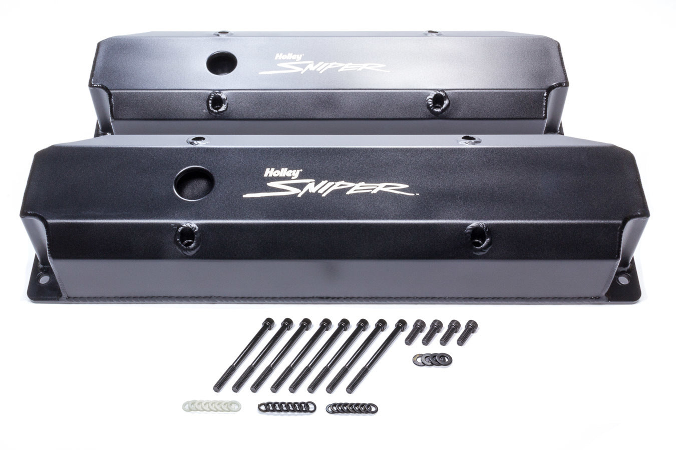 Sniper Fabricated Valve Covers BBM Tall Valve Covers Holley