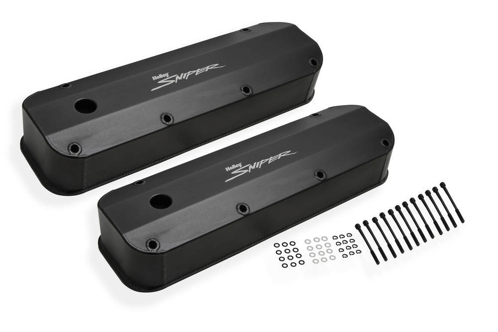 Sniper Fabricated Valve Covers BBF 429/460 Tall Valve Covers Holley