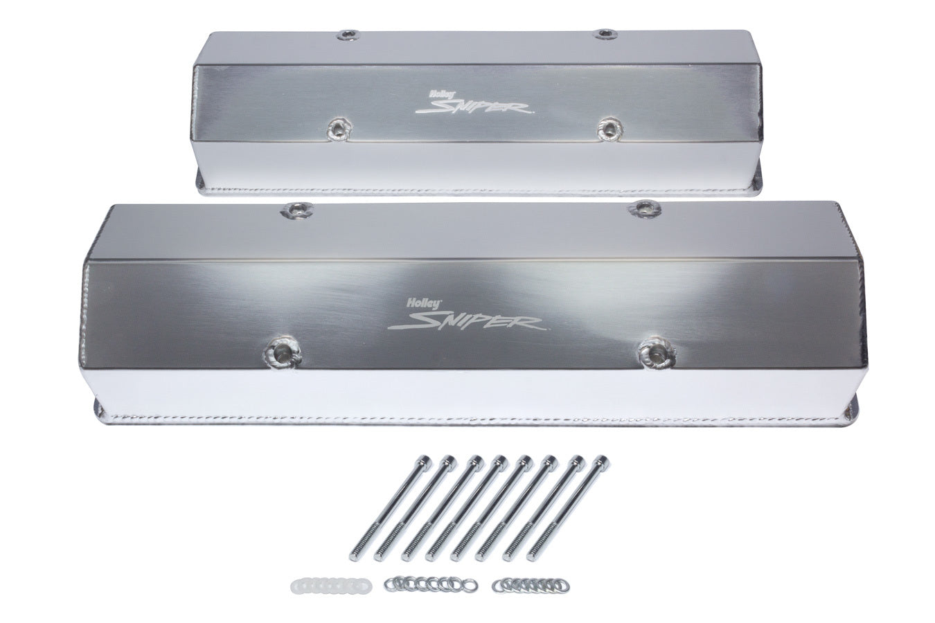 Sniper Fabricated Valve Covers SBC Tall Valve Covers Holley