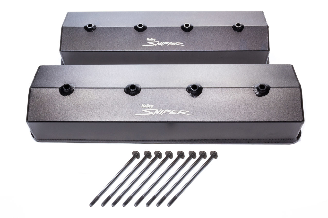 Sniper Fabricated Valve Covers SBC Tall 87-97 Valve Covers Holley