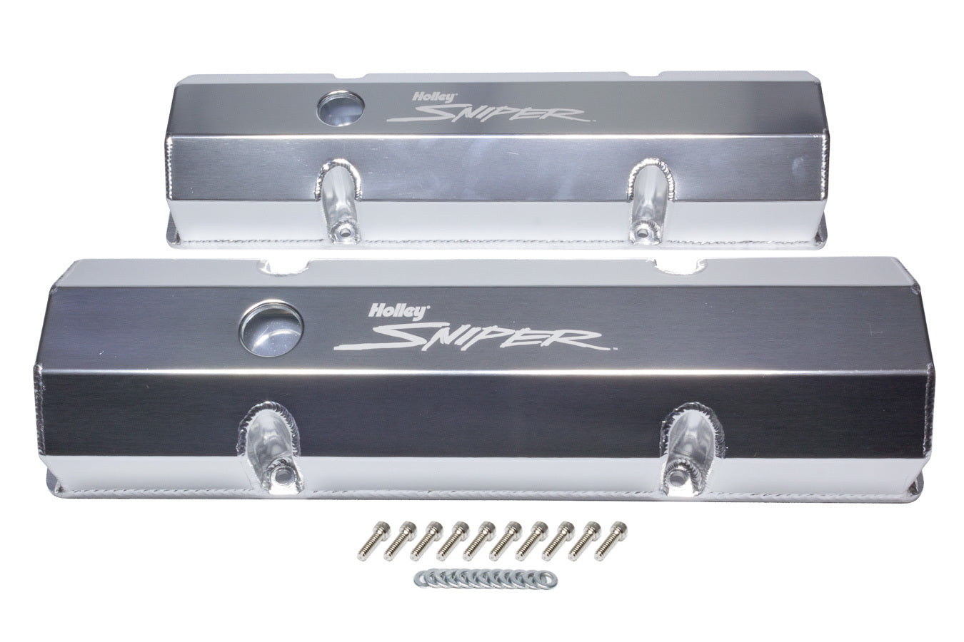 Sniper Fabricated Valve Covers SBC Tall Valve Covers Holley