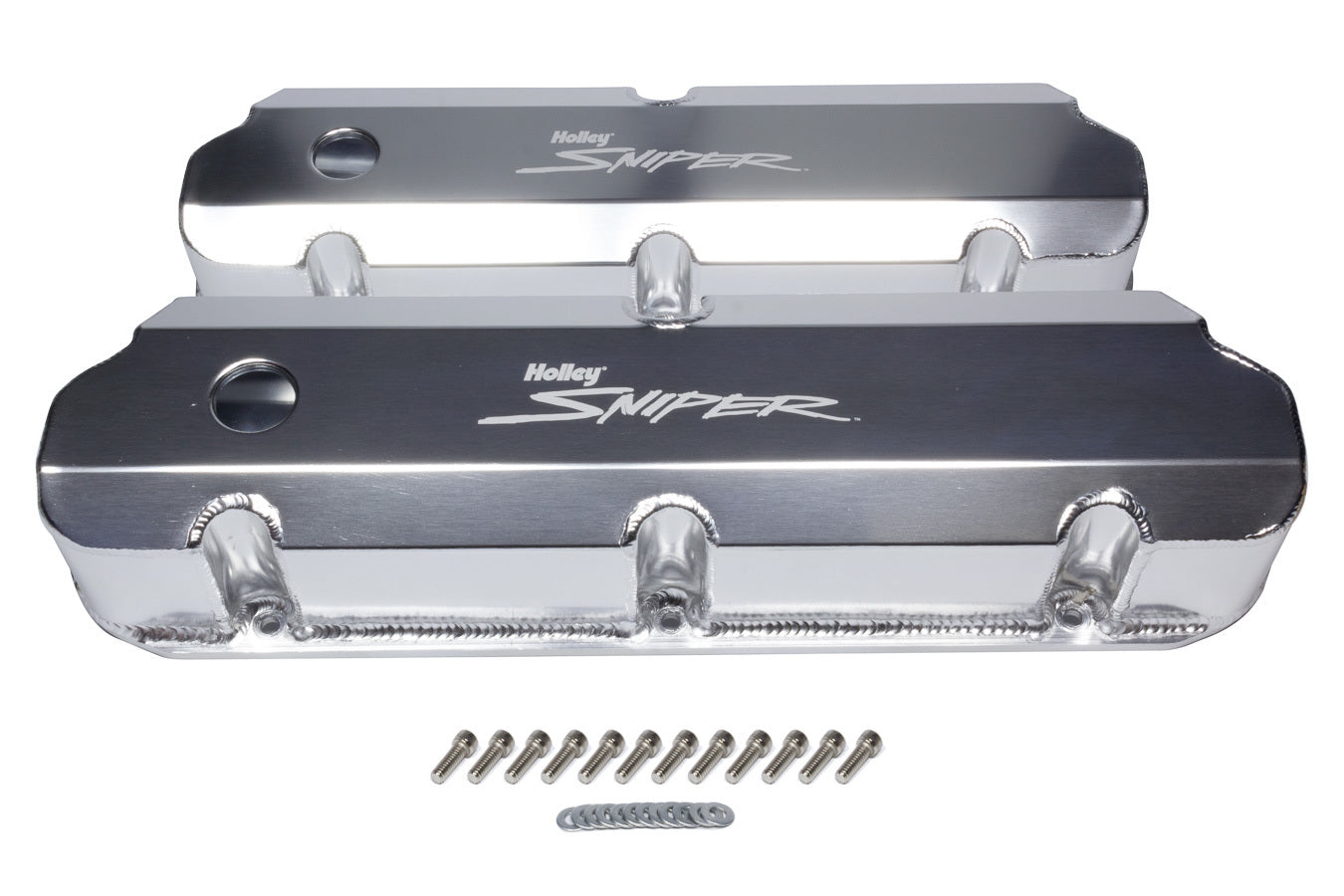 Sniper Fabricated Valve Covers SBF Tall Valve Covers Holley